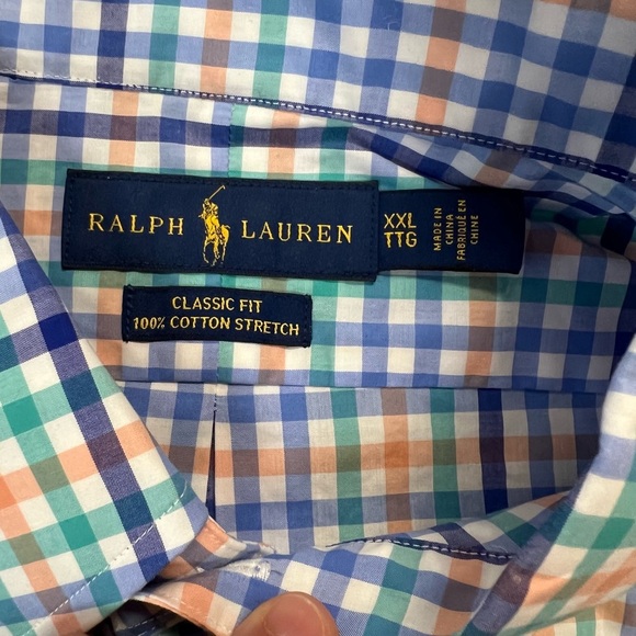 Ralph Lauren classic fit 100% cotton stretch SZ XXL - Picture 3 of 3
